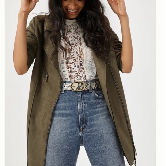 SOLD💥Anthropologie Ripley Sueded Moto Jacket⭐️NWT - Picture 4 of 13